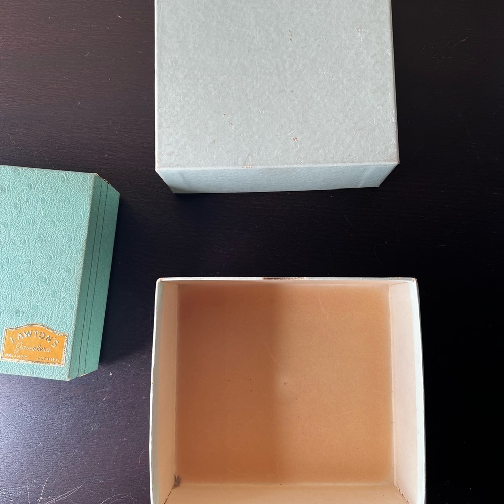 SOLD $650 1950’s Rolex ORIGINAL Vintage 1950's Aqua Watch Box With Original - Picture 6 of 10